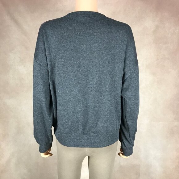 FRESHMAN 1996 Velvet Front Fleece Gray Sweatshirt NWT LARGE - Picture 9 of 10